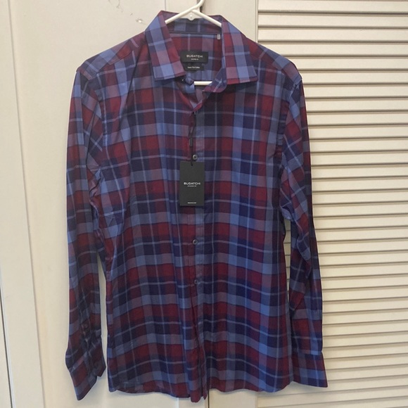 Bugatchi Shaped Fit Button Down - Picture 1 of 4